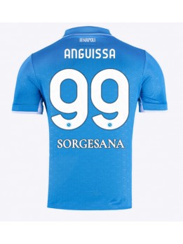 Muži Futbalové oblečenie SSC Napoli Frank Anguissa #99 2024-25 Krátky Rukáv - Domáci